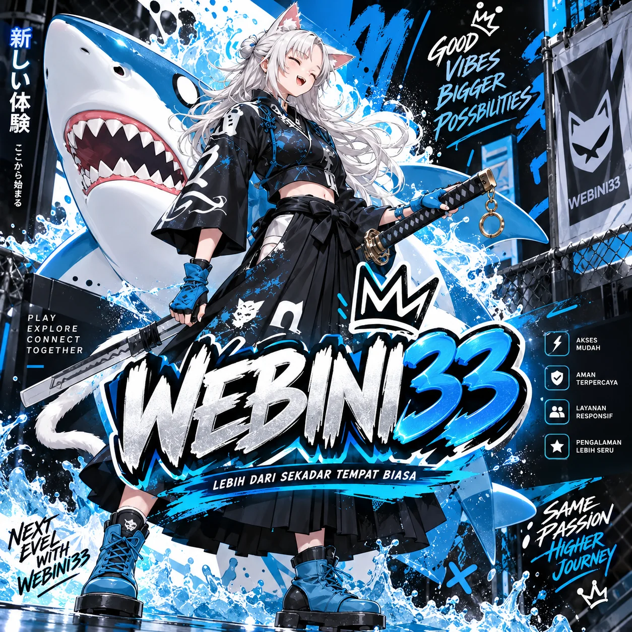 Thumbnail 1 of 3, Poster, WEBINI33: Sudut Kreatif di Balik Layar yang Berwarna designed and sold by WEBINI33.